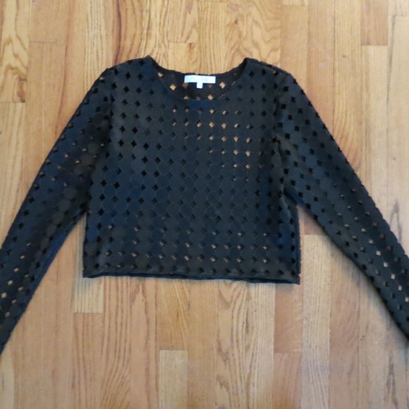 REDUCED NWOT ALEXIS black shorts set w/circular applique size M GORGEOUS RARE - Picture 6 of 8